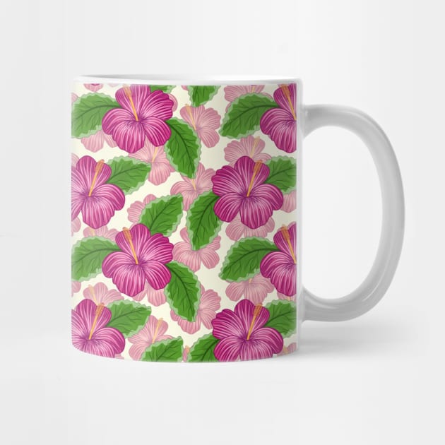 Hibiscus Pattern by Designoholic